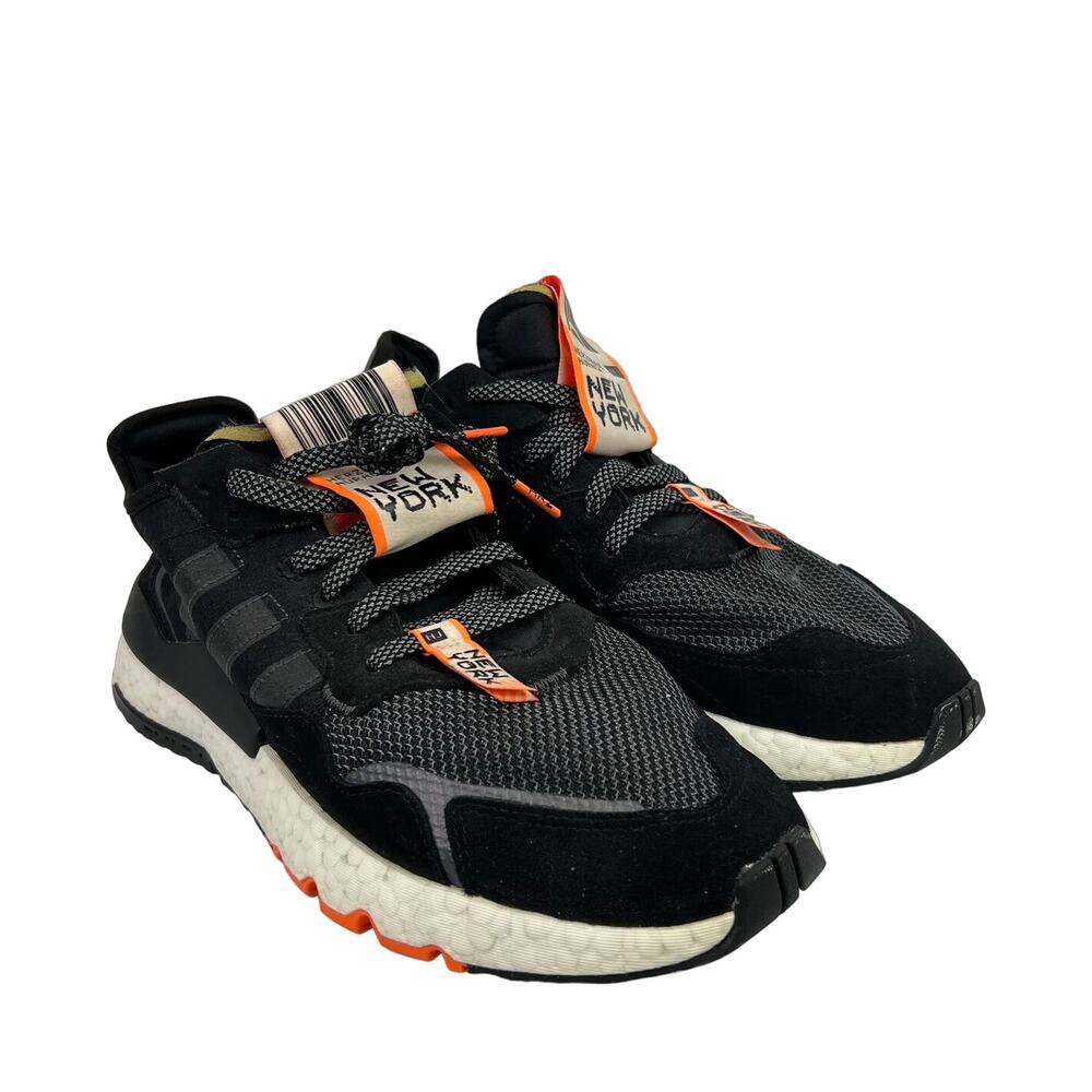 Adidas Nite Jogger Jet-Set New York EG2204 Men’s Size 10 Black Orange